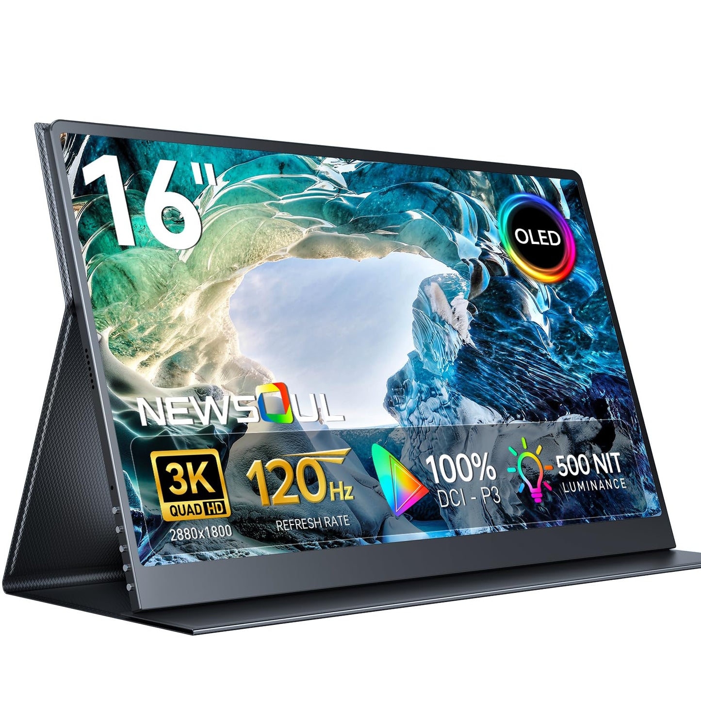 OLED Portable Monitor 16" 3K 2880x1800 120Hz