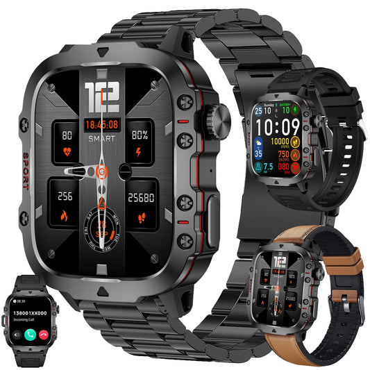 Call-Enabled 1.96" HD Men's Smartwatch with Triple Health Monitoring