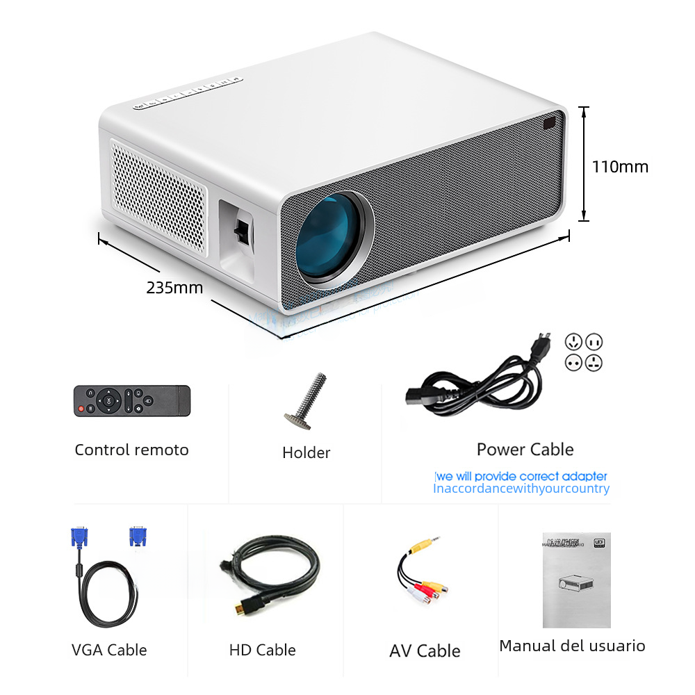 CINEMAX HD 1080P Projector 7500 Lumens