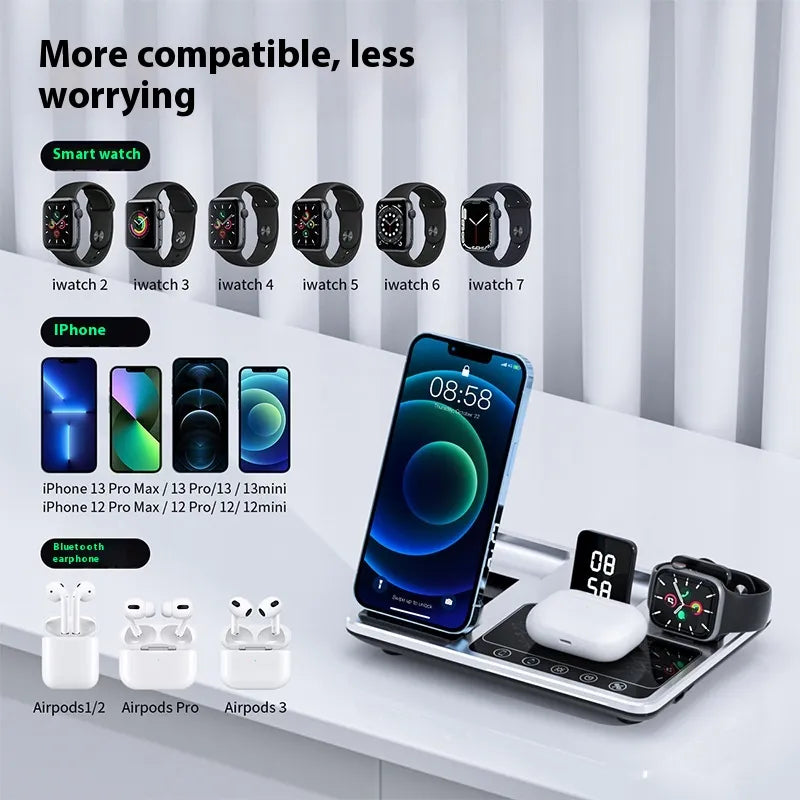 Multifunctional Wireless Charging Hub