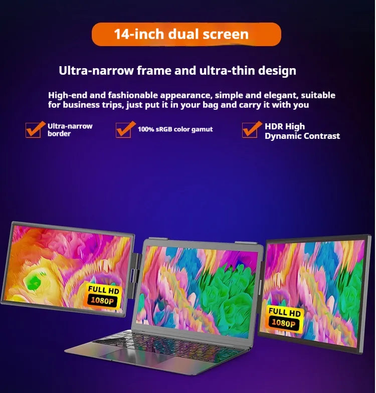 Mobile Dual Display 14-inch