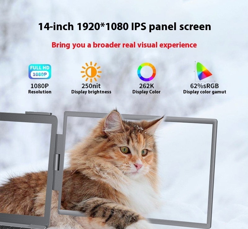 DualView 14-inch Mobile Monitor